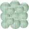 Dusty Sage Green Paper Lanterns 12Pcs Hanging Round Paper Lanterns Decorative for Graduation Baby Shower Wedding Birthday Family Parties